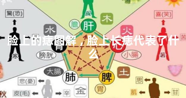 脸上的痣图解,脸上长痣代表了什么